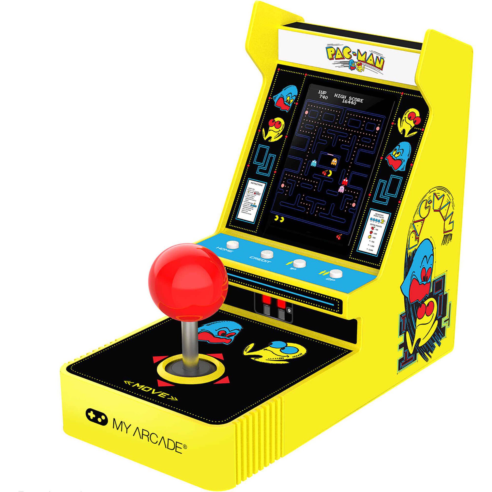 My Arcade - Mini M&aacute;quina Retro Arcade PAC-MAN com Joystick