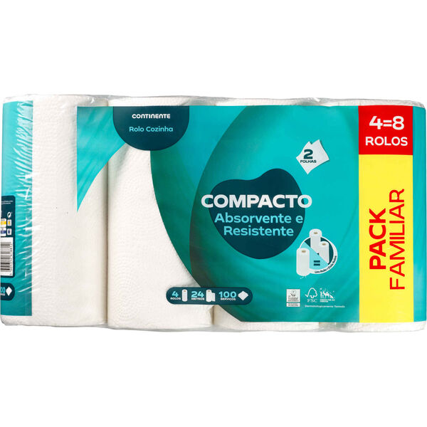 Rolo de Cozinha Pack Familiar Continente
