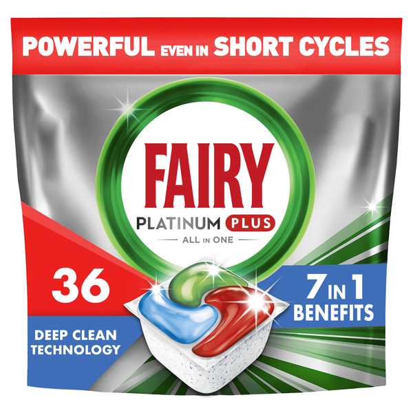 Detergente Máquina Loiça Pastilhas Platinum Plus Fairy