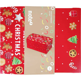 Caixa para Presentes Natal Flat Hohoho