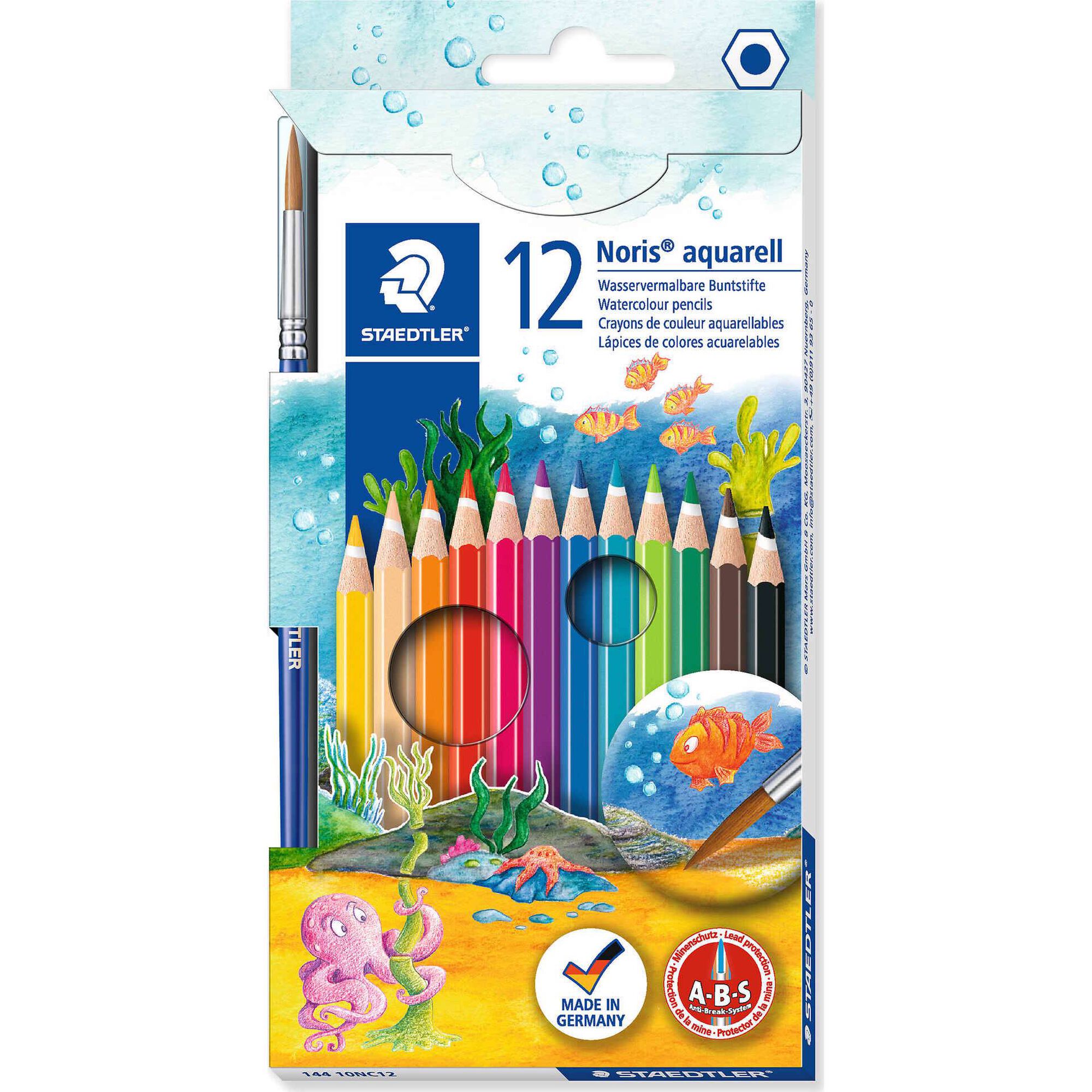Aguarelas em L&aacute;pis com Pincel Staedtler
