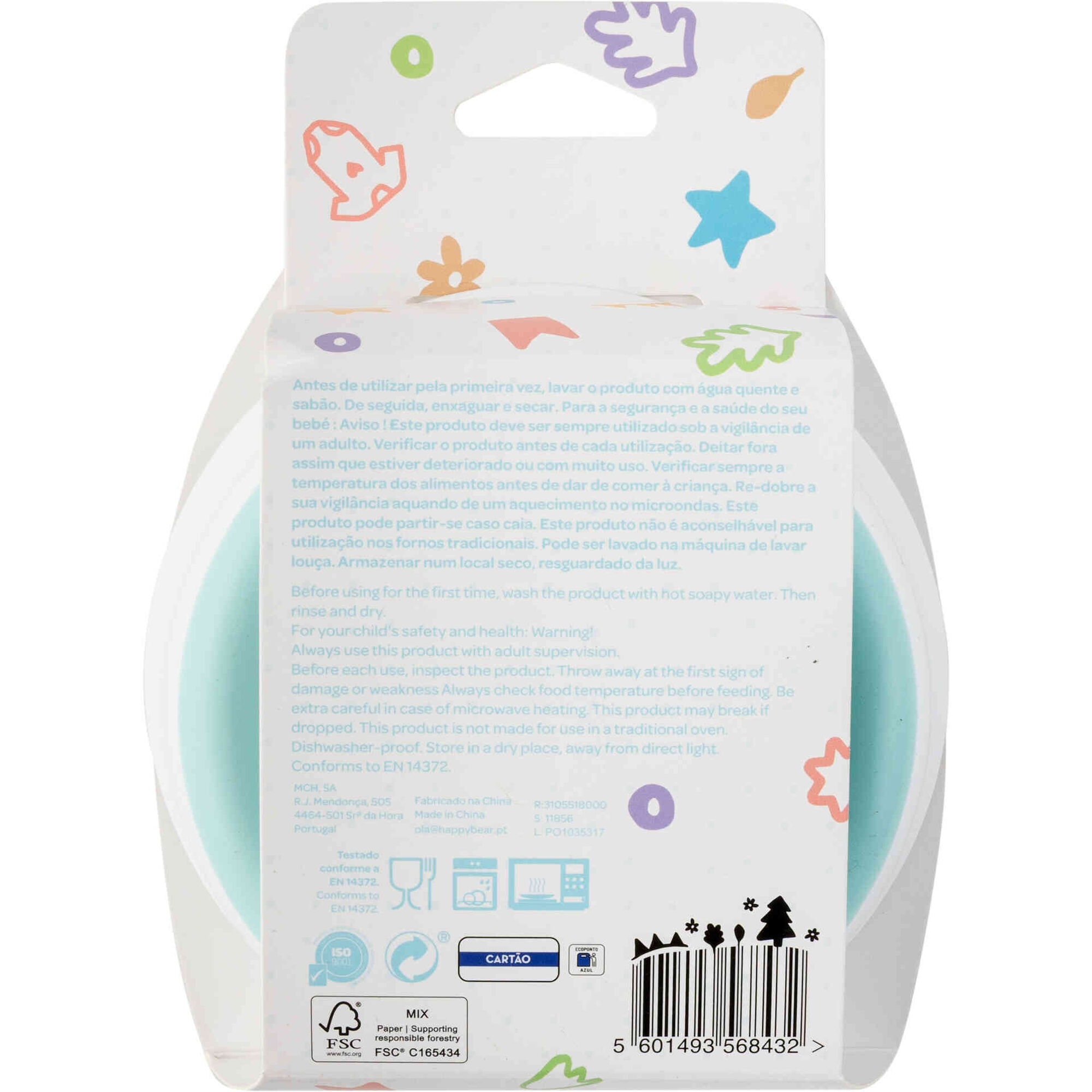 Prato Antiderrapante Branco