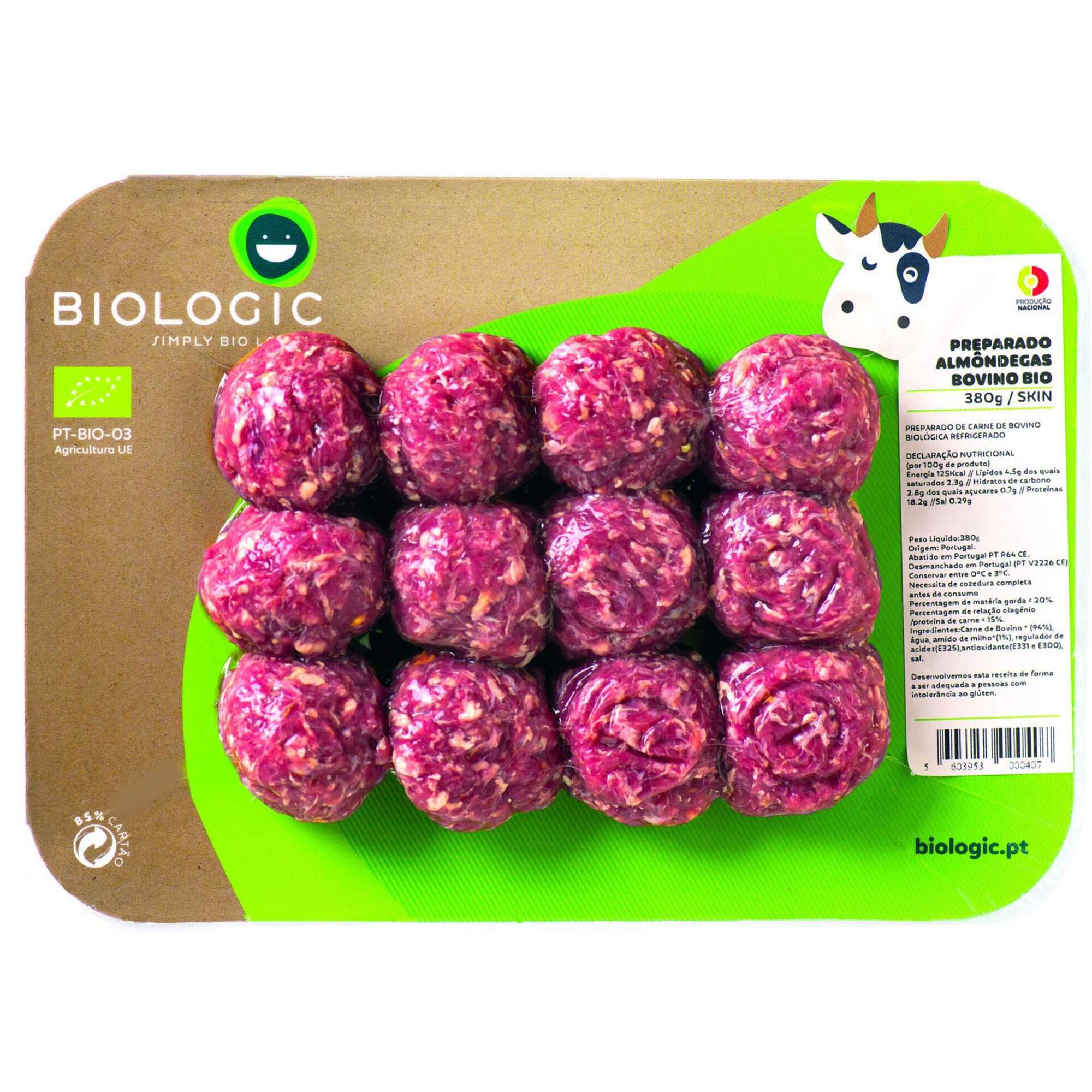 Almôndegas Bovino Biológicas Almôndegas Bovino Biológicas
