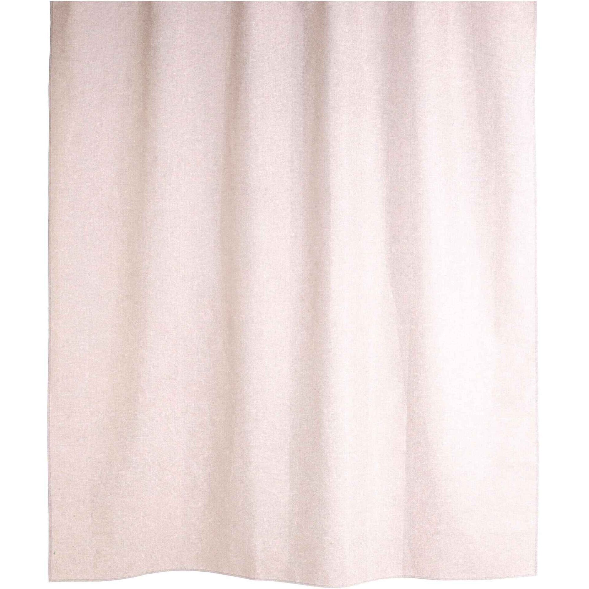 Cortina de Banho 150gr Poli&eacute;ster Bege Kasa