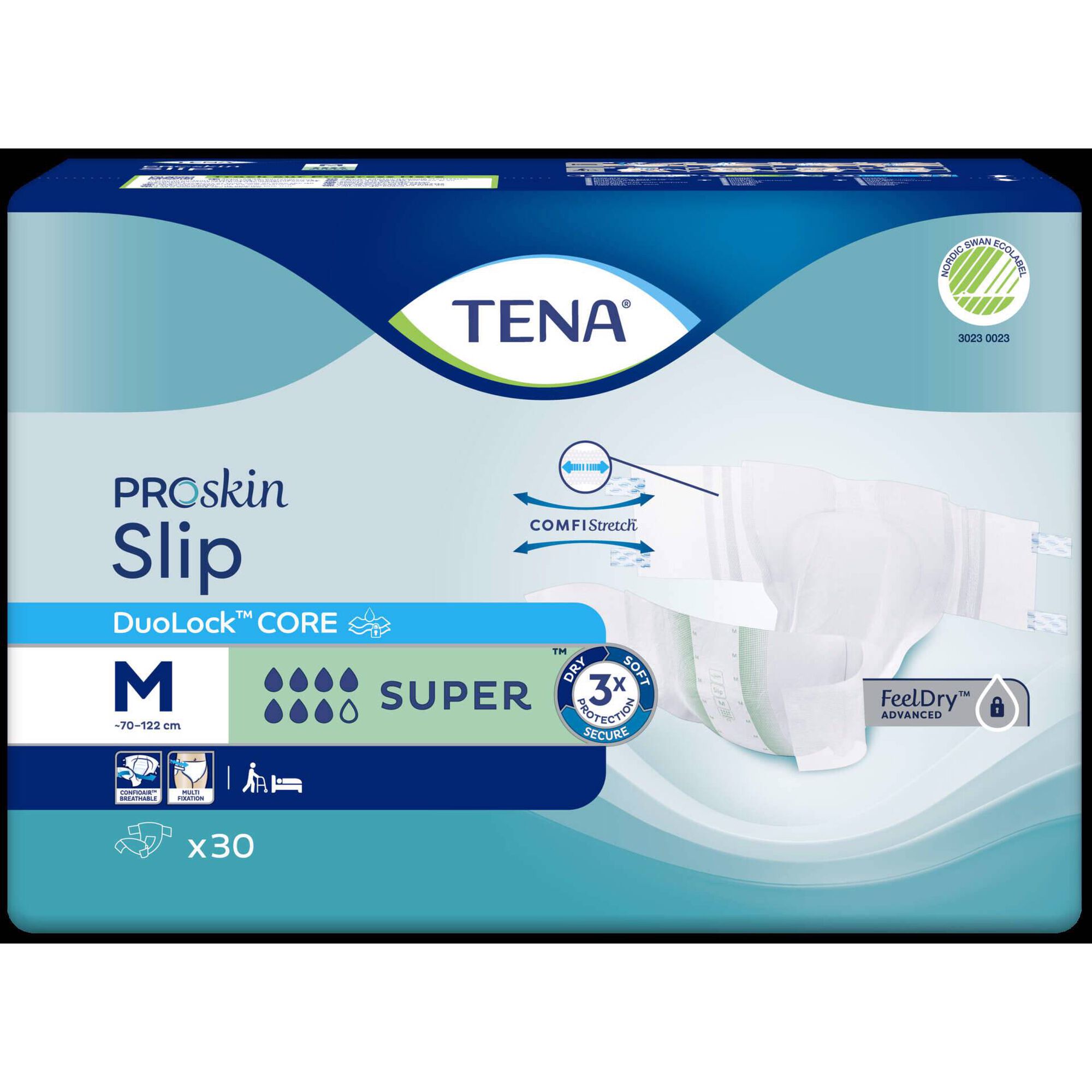Fraldas Incontin&ecirc;ncia Slip Super M Tena
