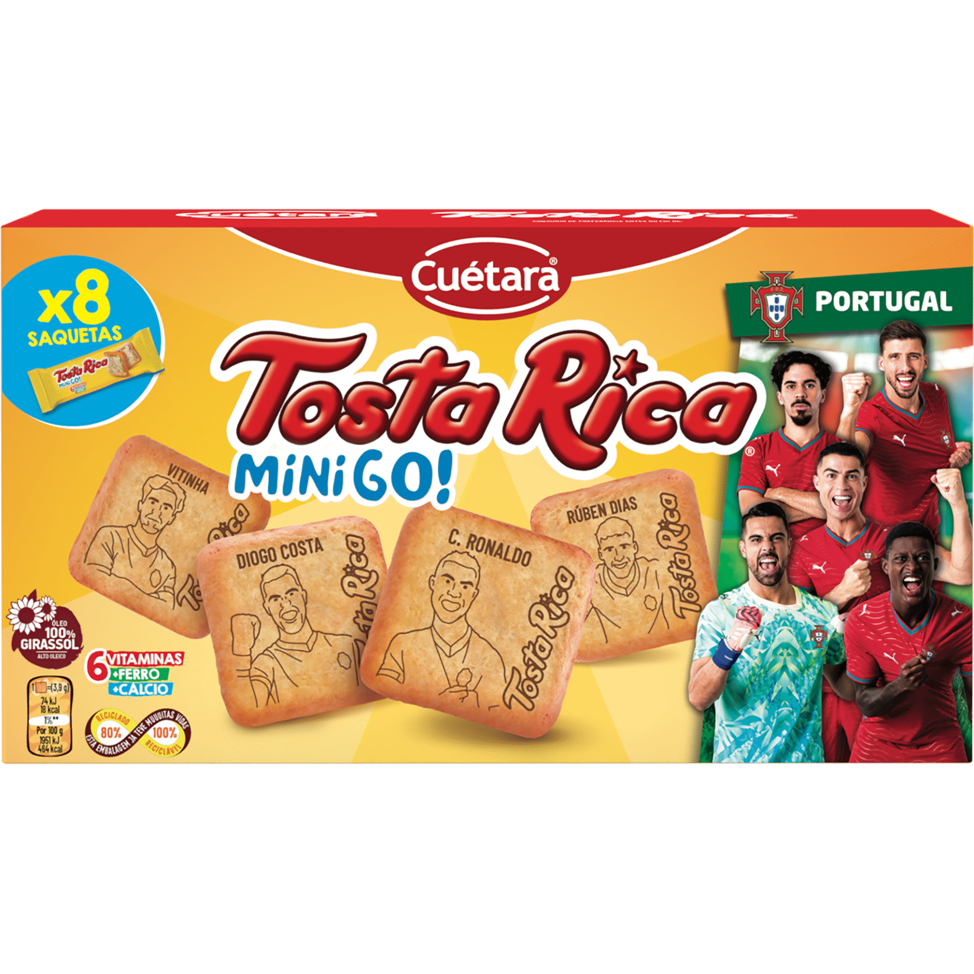 Bolachas Tosta Rica Mini Go Cu&eacute;tara