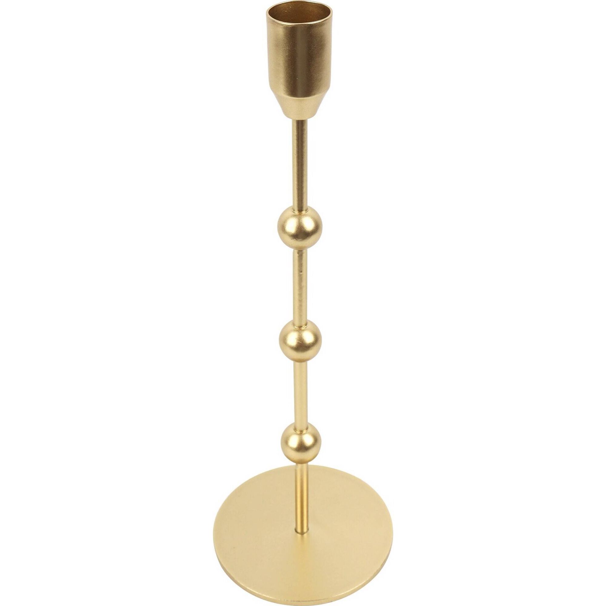 Castiçal 24cm Dourado