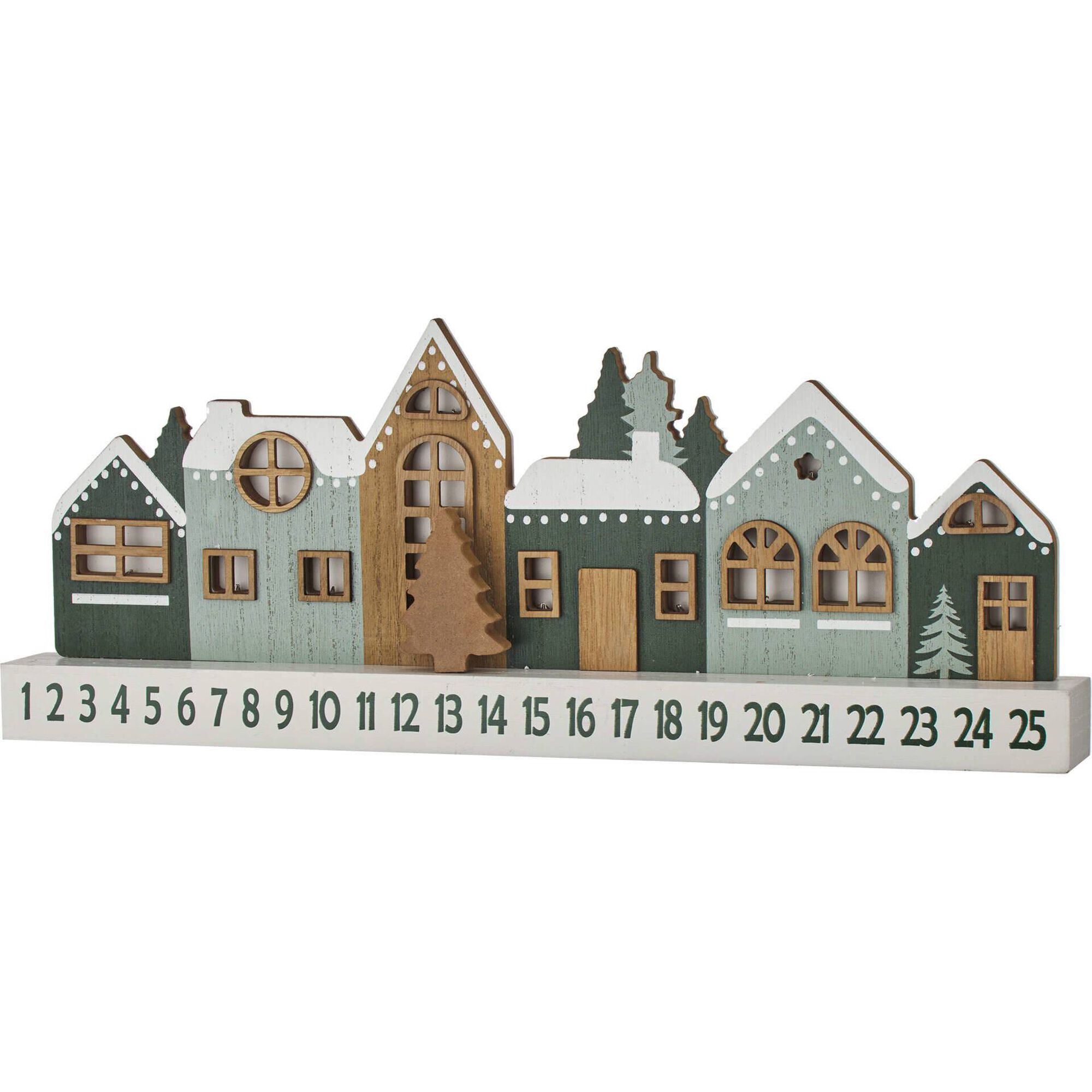 Calendário Casinhas com Luz