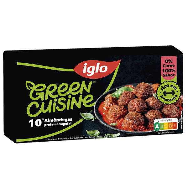 Almôndegas de Proteína Vegetal Iglo Green Cuisine