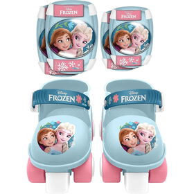 Patins 4 Rodas e Prote&ccedil;&otilde;es 23-27 Frozen