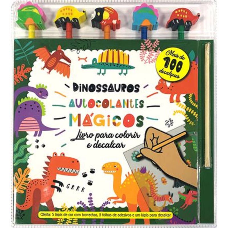 Dinossauros - Autocolantes Mágicos