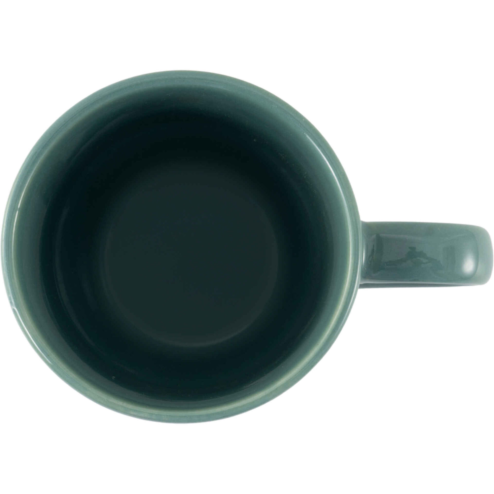 Caneca Ovo 400ml Verde Jardim Secreto Kasa