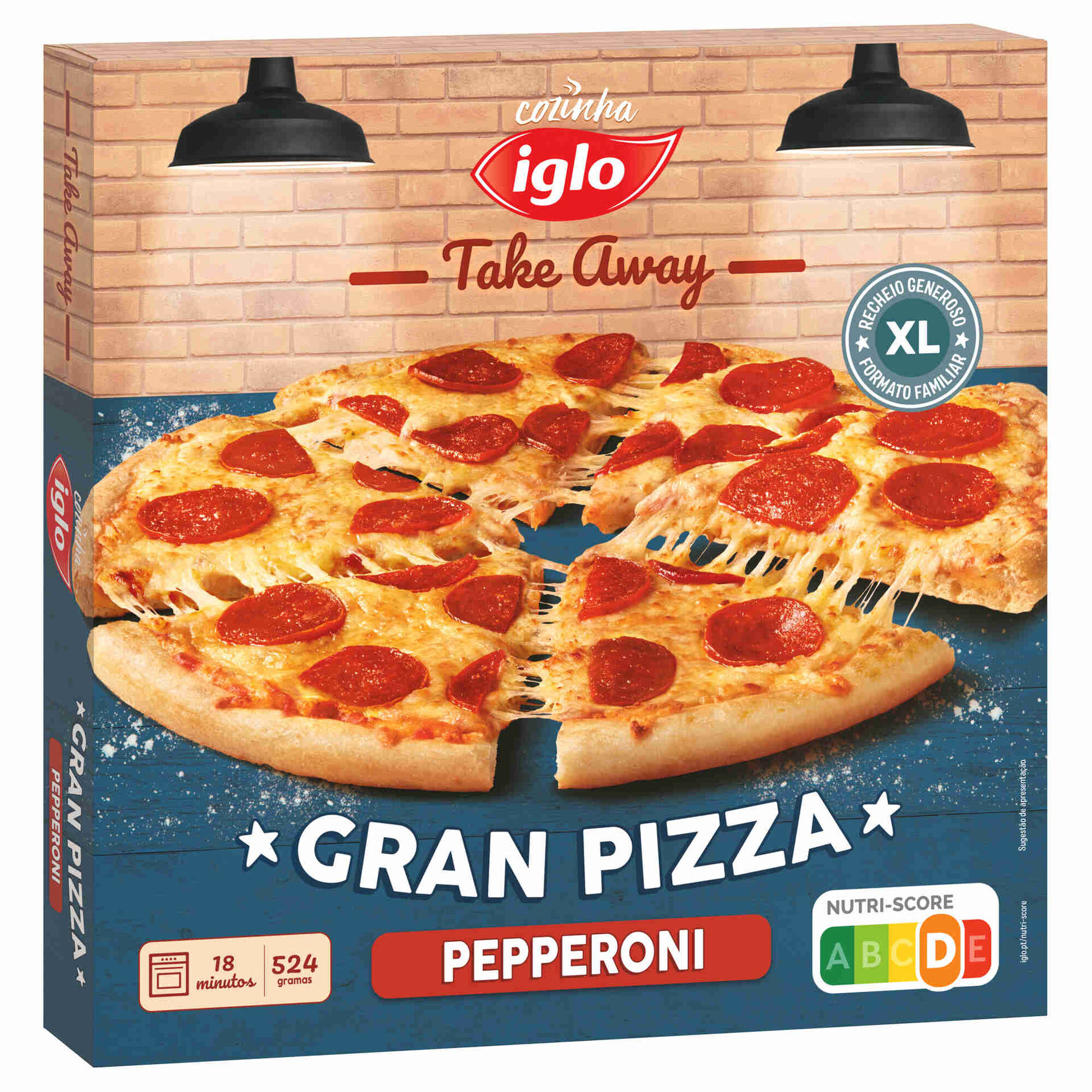 Pizza Massa Fina Gran Pepperoni
