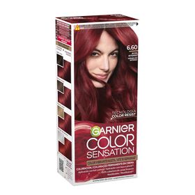 Colora&ccedil;&atilde;o Permanente Vermelho Intenso 6.6 Garnier Color Sensation