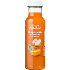 Sumo 100% Ma&ccedil;&atilde;, Laranja e Cenoura Continente Equil&iacute;brio