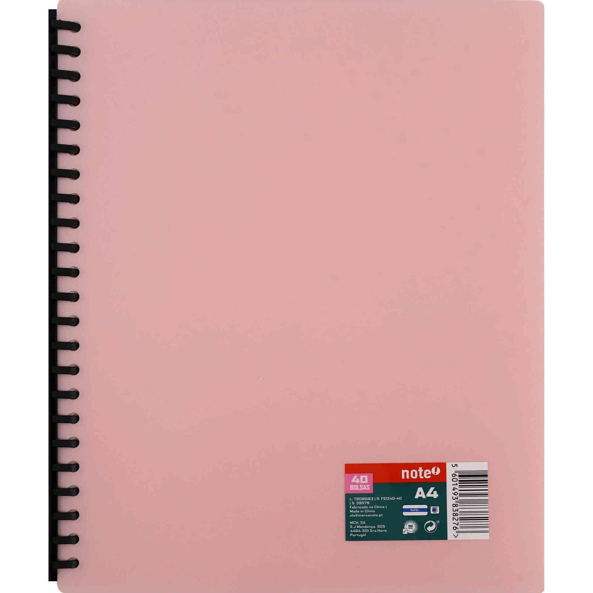 Capa Cat&aacute;logo com 40 Bolsas Pastel (v&aacute;rias cores) Note!