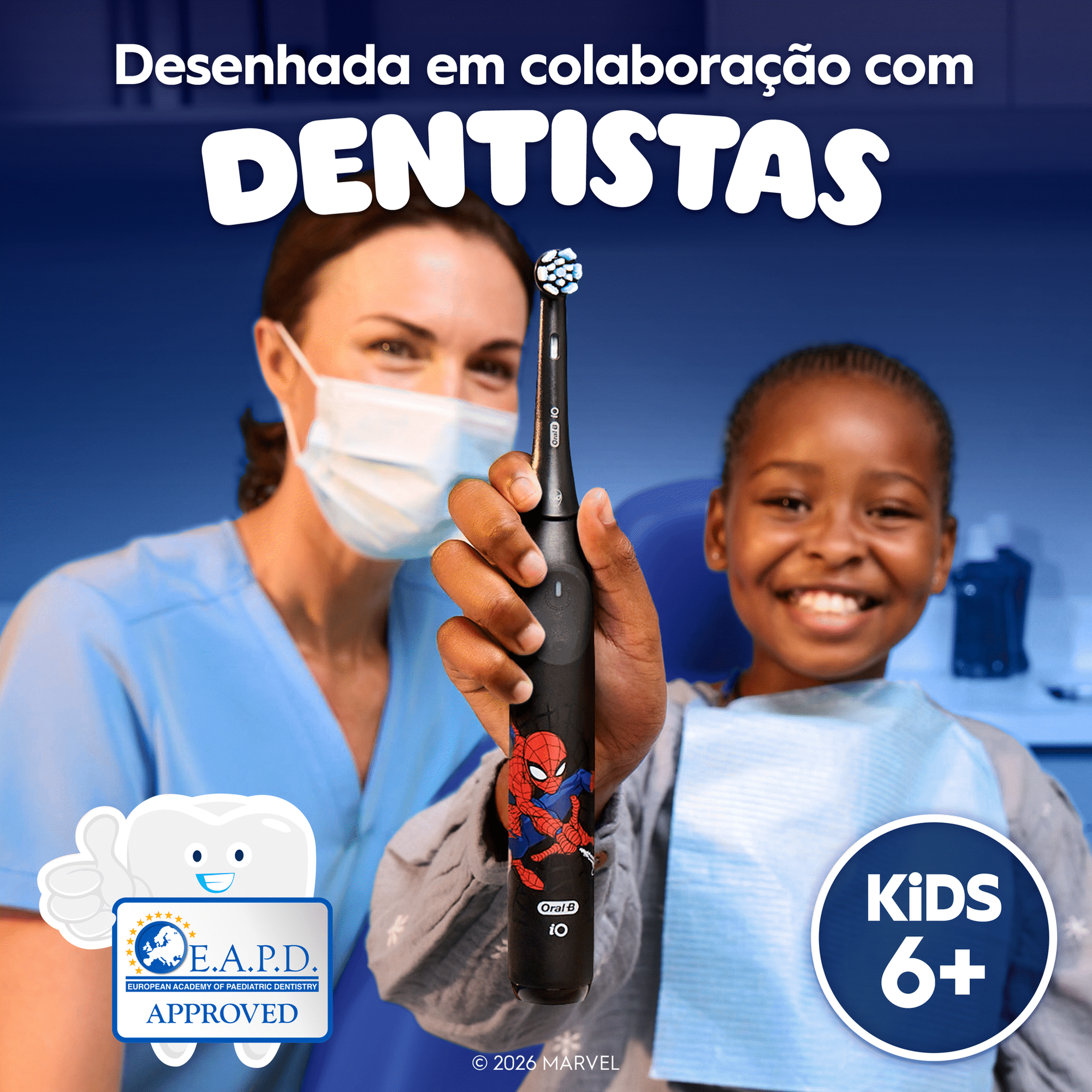 Escova de Dentes El&eacute;trica iO Kids Spiderman Oral-B