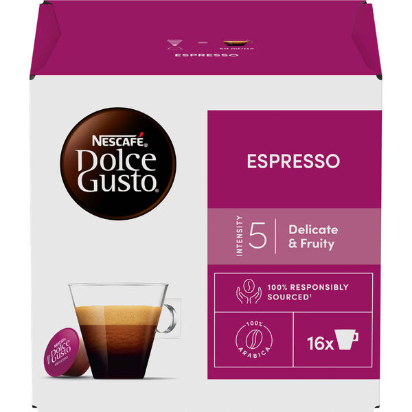 Cápsulas de Café Espresso Int 5 Nescafé Dolce Gusto