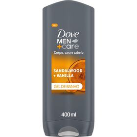 Gel de Banho Sandalwood Vanilla Dove Men +Care