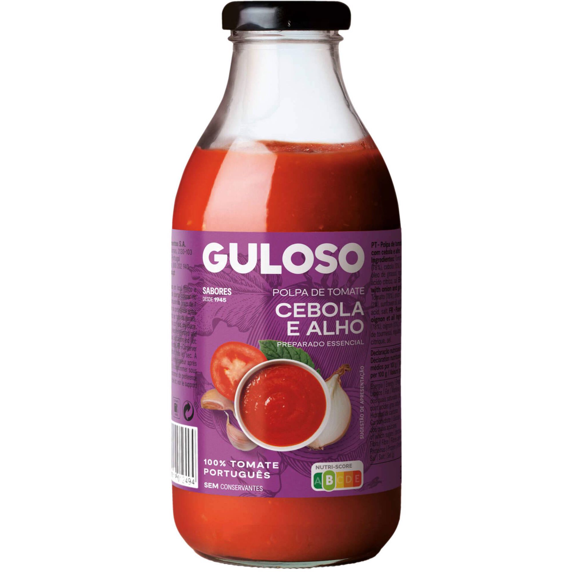 Polpa de Tomate com Cebola e Alho Polpa de Tomate com Cebola e Alho