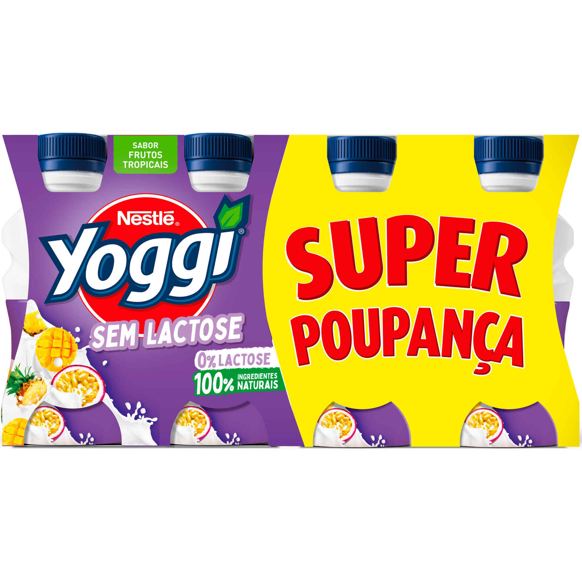 Iogurte Líquido Frutos Tropicais sem Lactose