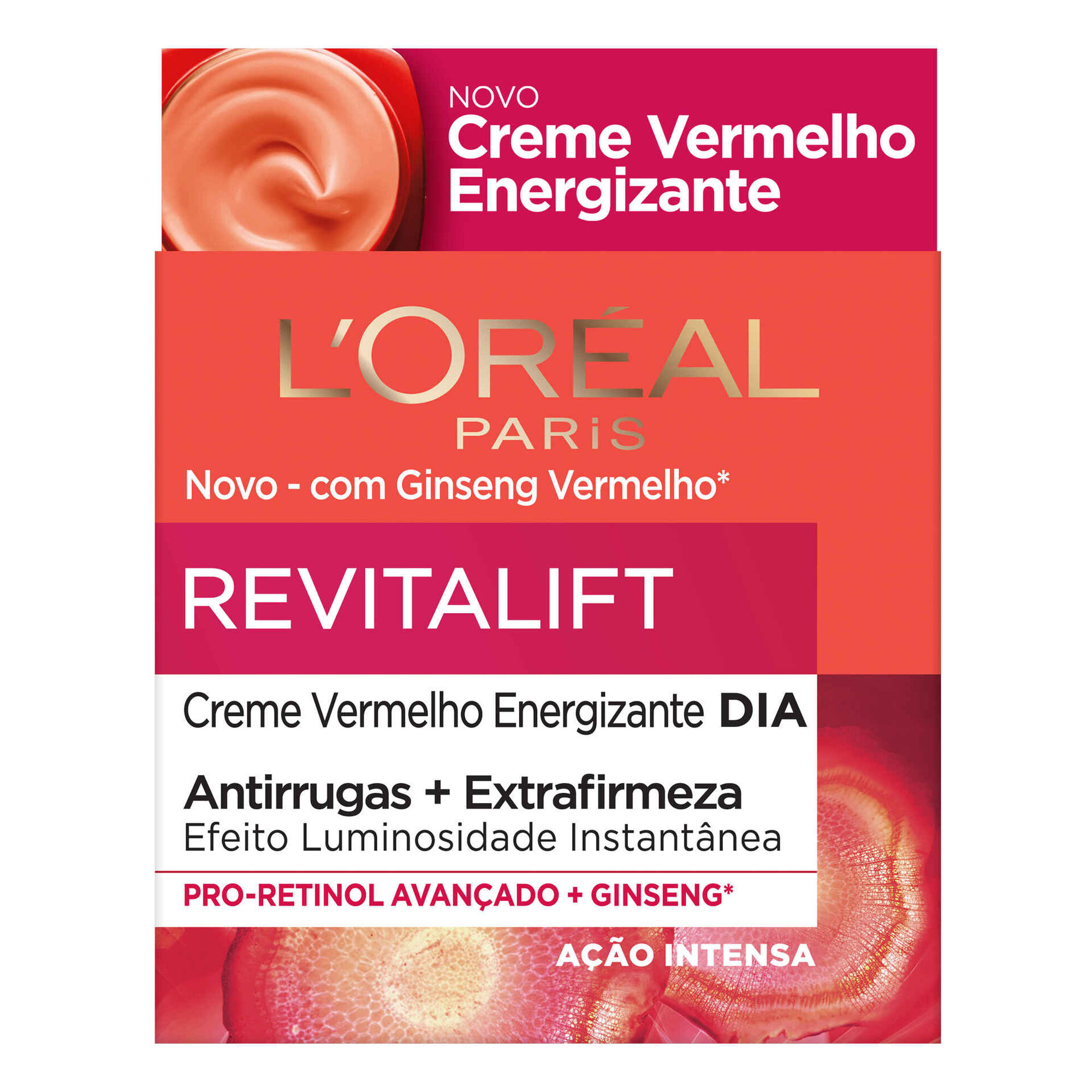 Creme de Dia Revitalift Ginseng Energizante
