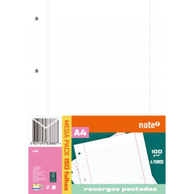 Recarga A4 150 Folhas Pautadas Note!