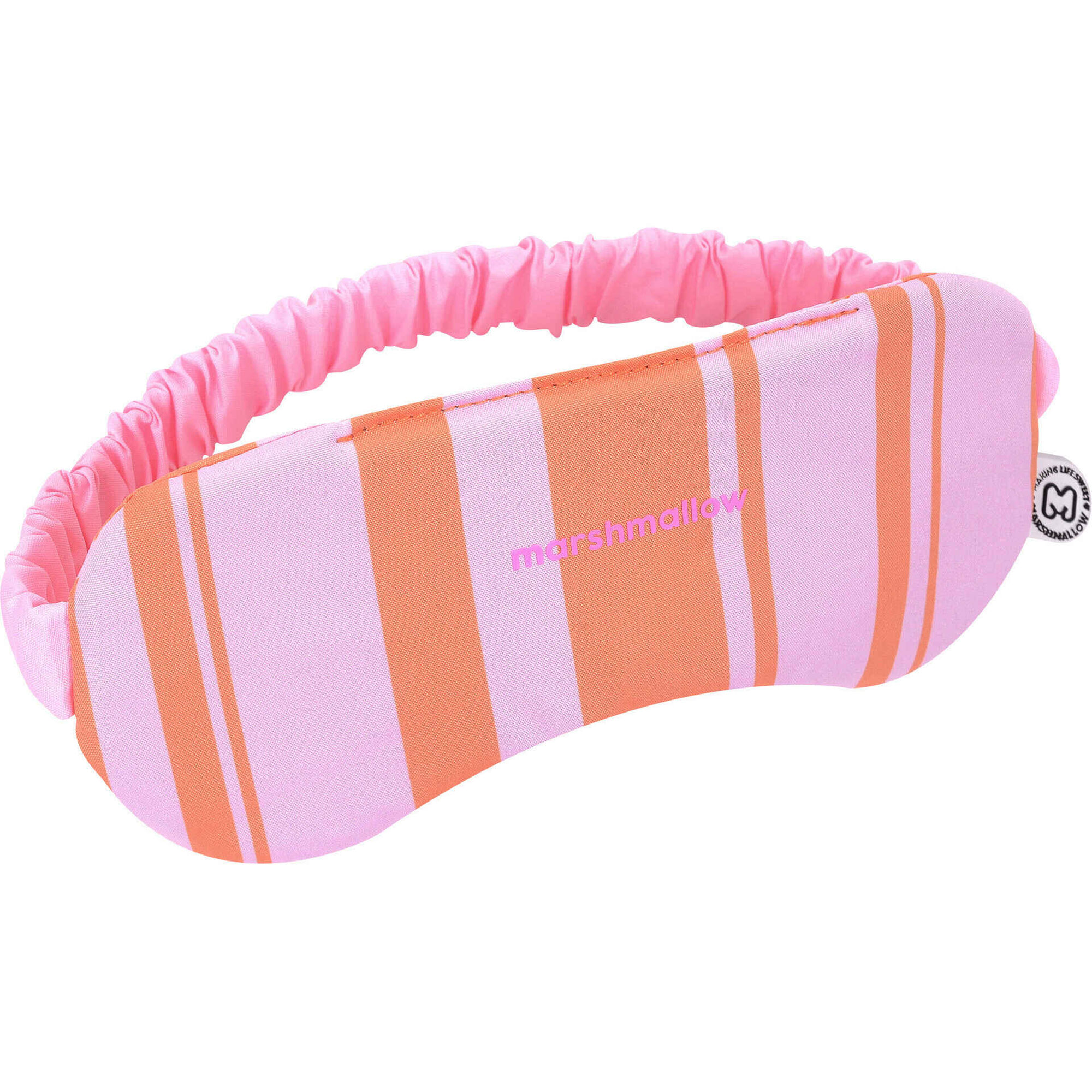 M&aacute;scara para Olhos Riscas Laranja e Rosa Marshmallow