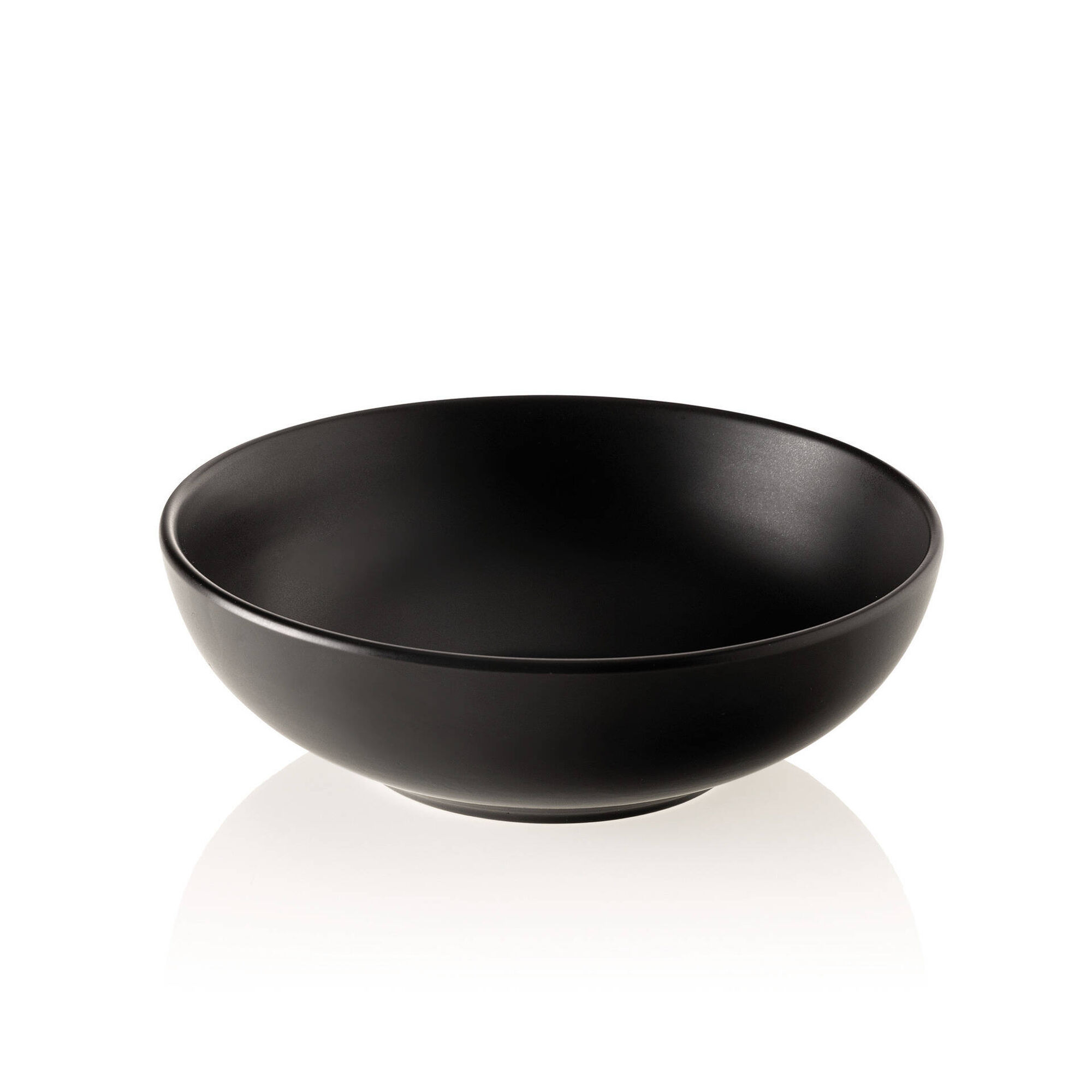 Conjunto 4 Pratos Sopa 18cm Preto Porto Conjunto 4 Pratos Sopa 18cm Preto Porto