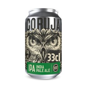 Cerveja com &Aacute;lcool em Lata Coruja IPA India Pale Ale Super Bock Coruja