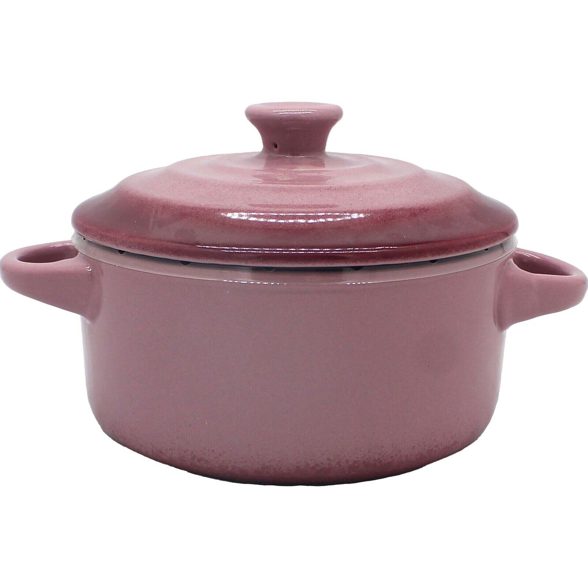 Mini Ca&ccedil;arola para Forno Gr&eacute;s 700ml Malva Kasa