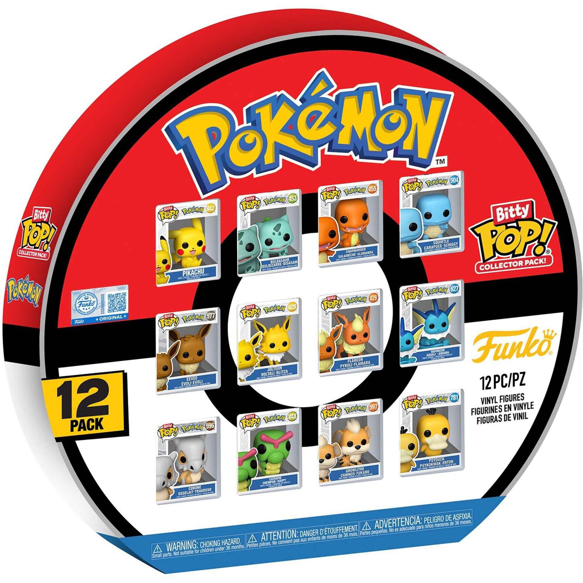 Pack de 12 Figuras Pokémon
