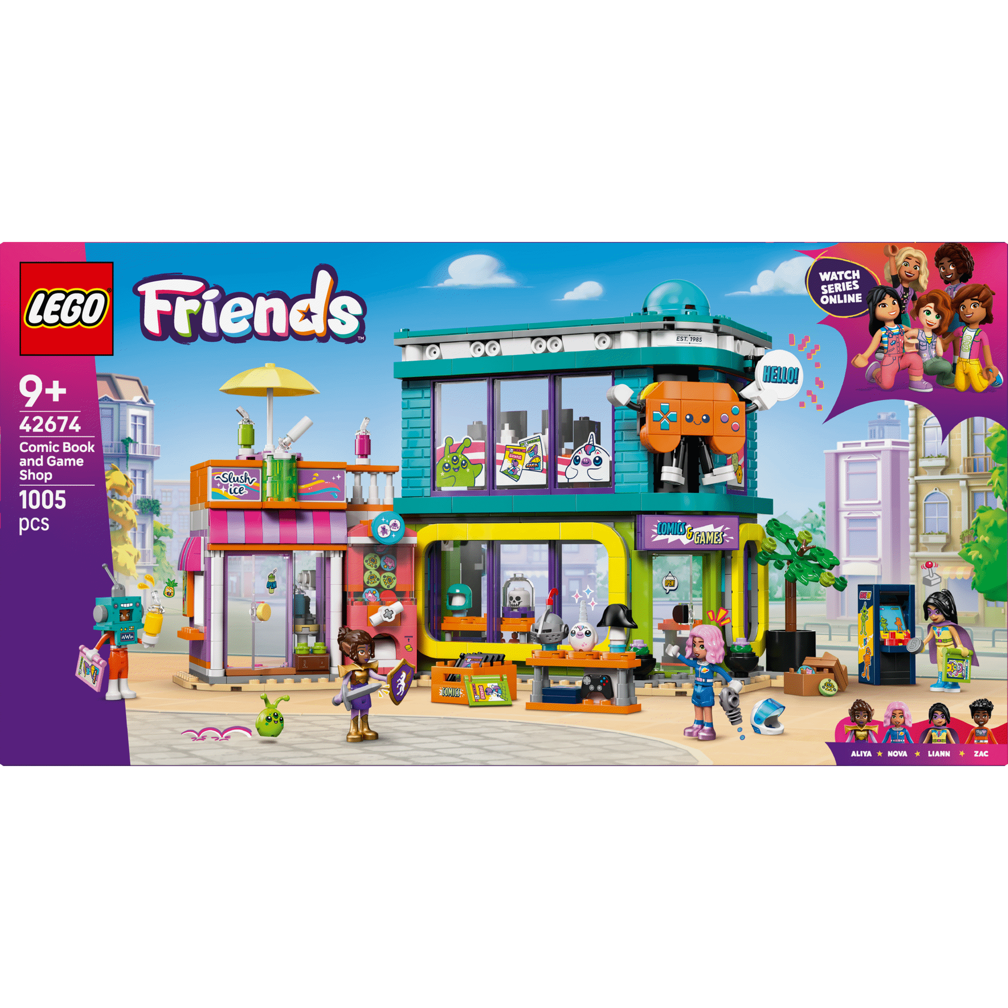 LEGO Friends - Loja de Bandas Desenhadas e Jogos - 42674