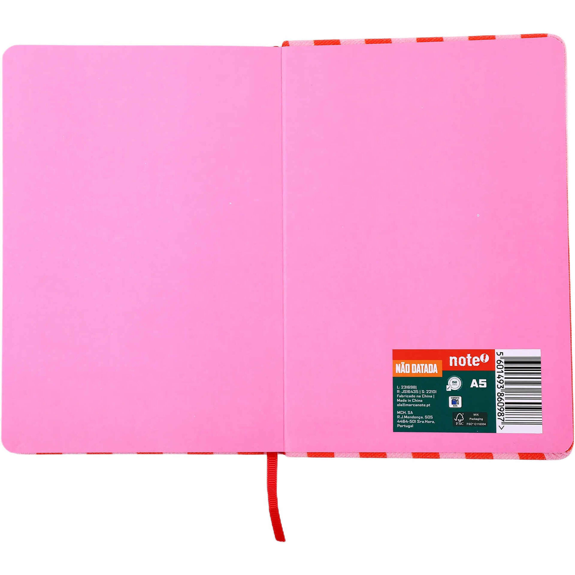 Agenda A5 Happiness (v&aacute;rias cores) Note!
