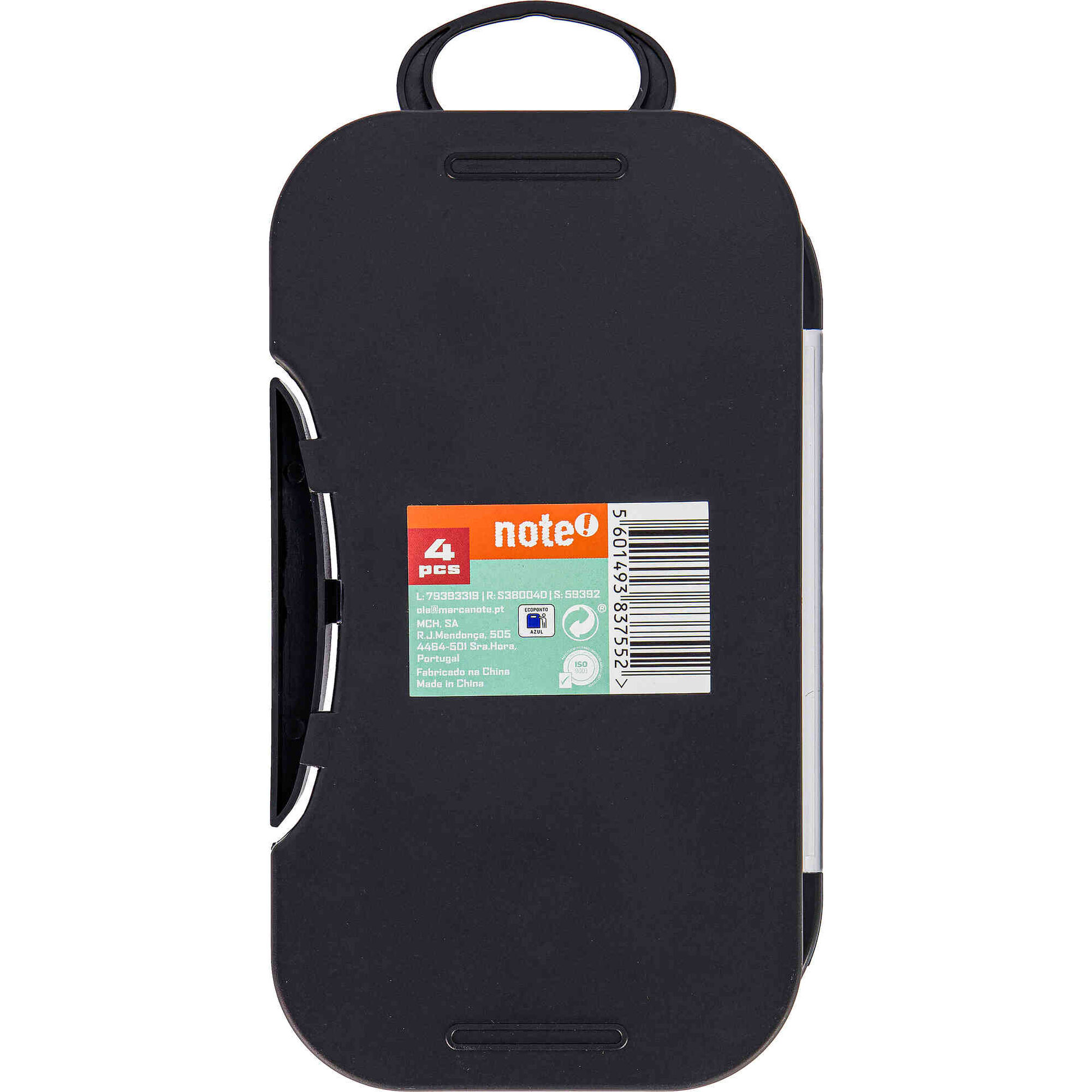 Compasso Precis&atilde;o 4 Pe&ccedil;as Preto Note!
