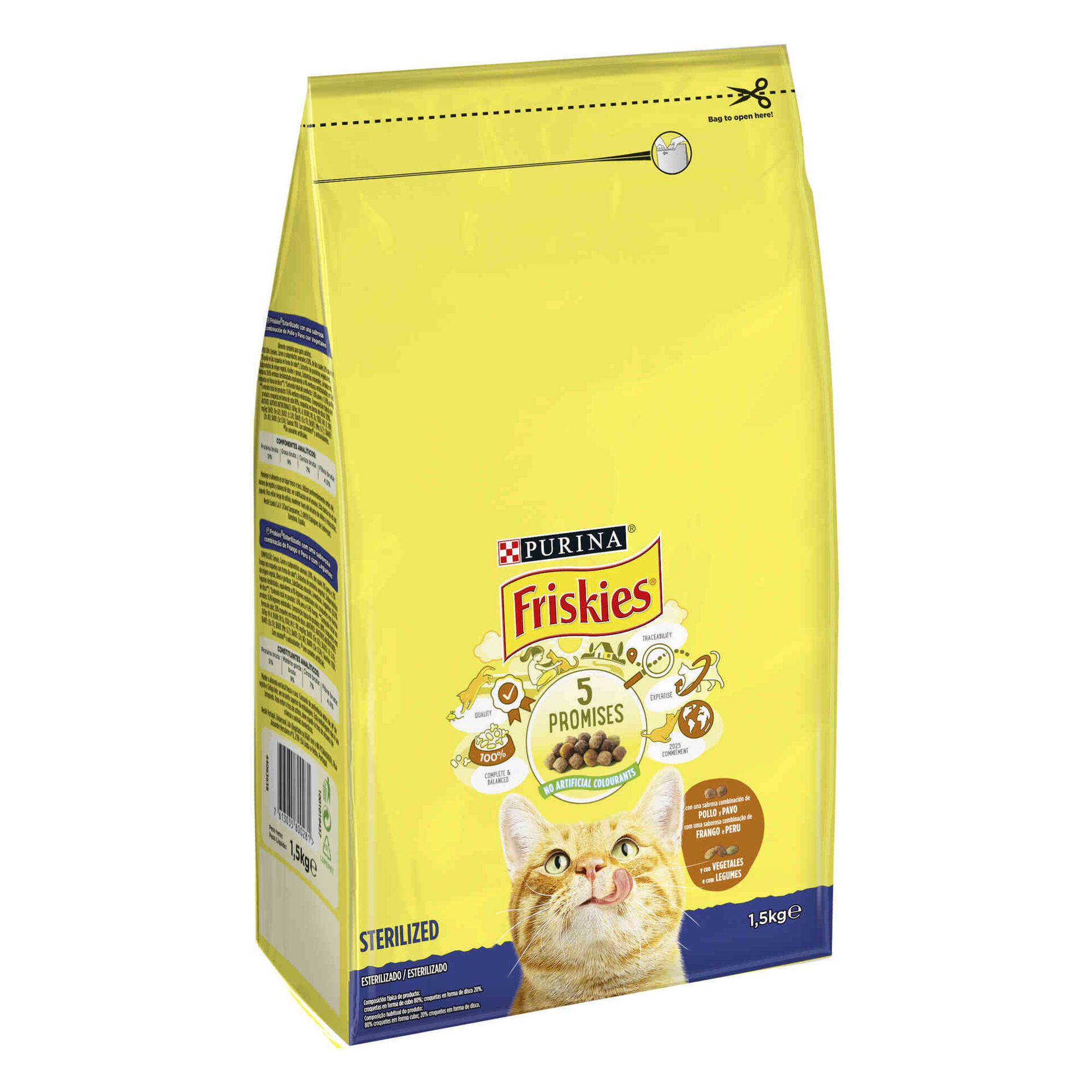 Ração para Gato Adulto Esterilizado Peru e Legumes Ração para Gato Adulto Esterilizado Peru e Legumes