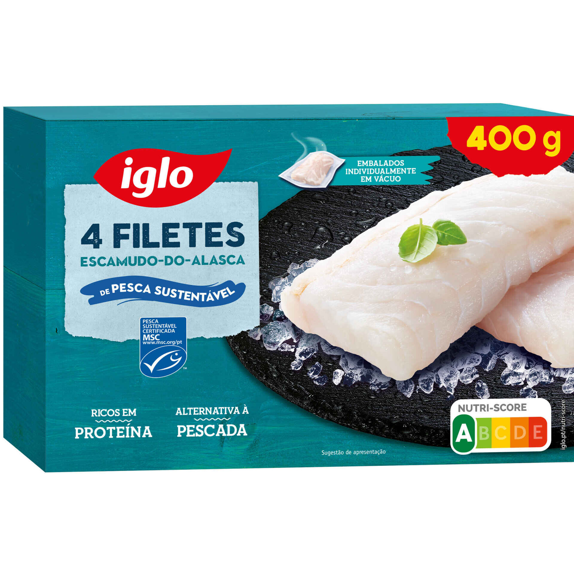 Filetes Escamudo-do-Alasca Congelado