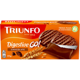 Bolachas Digestivas com Chocolate Triunfo