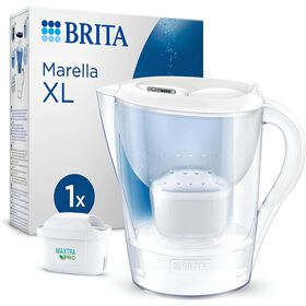 Conjunto Jarro de Filtrar 3,5L Marella Branco e 1 Filtro Maxtra Pro All-In-1 Brita