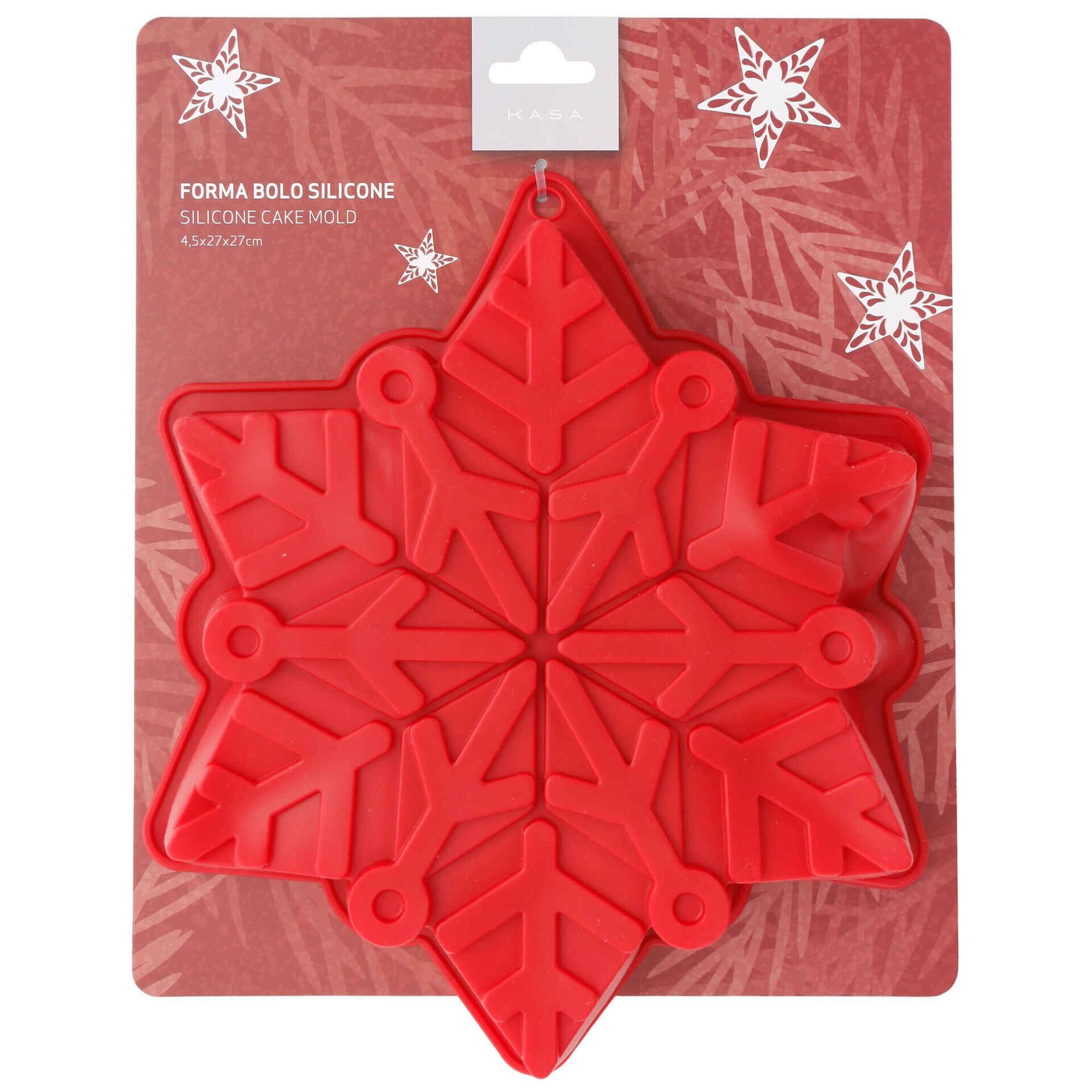 Forma de Bolo Silicone Snow Kasa