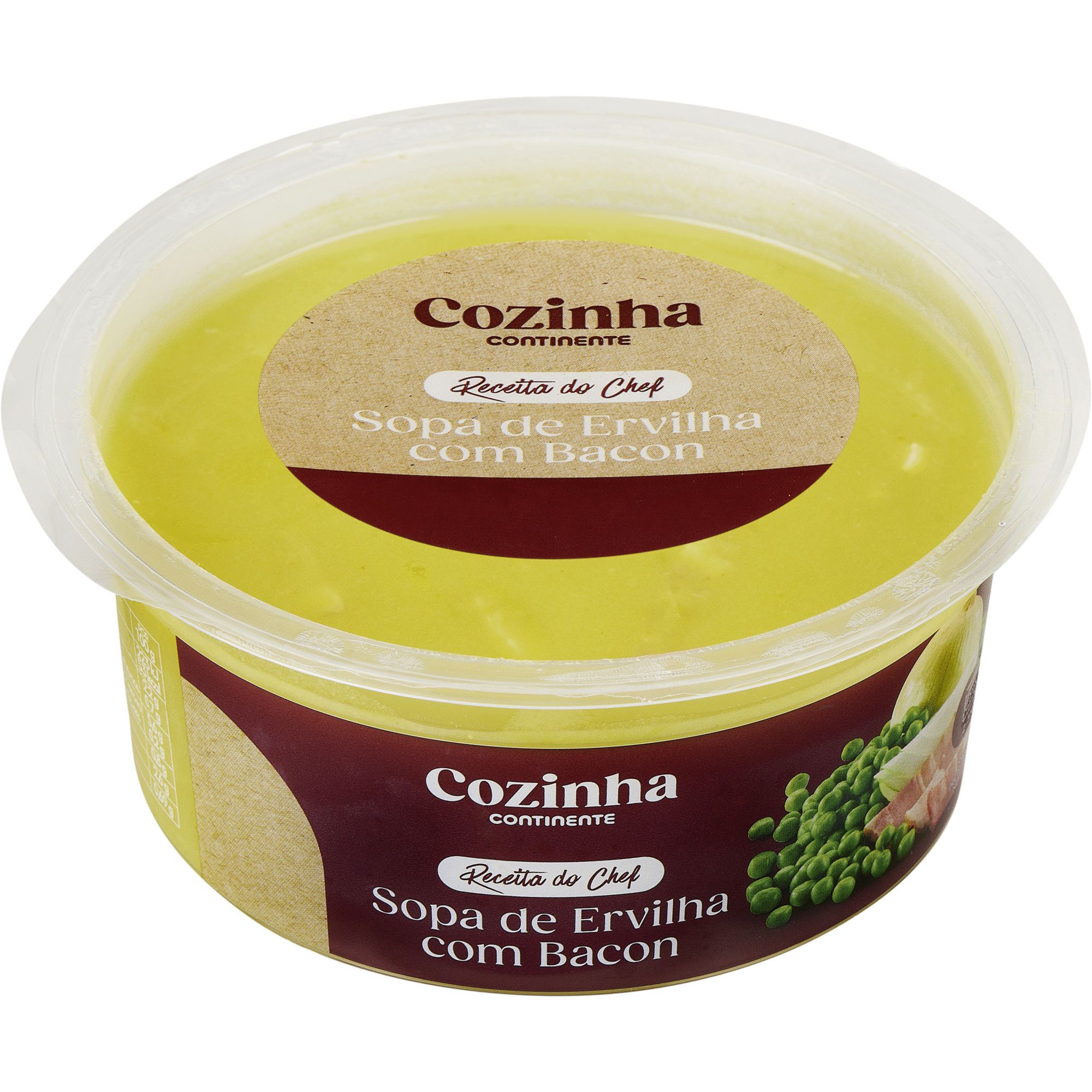 Sopa de Ervilha e Bacon Cozinha Continente