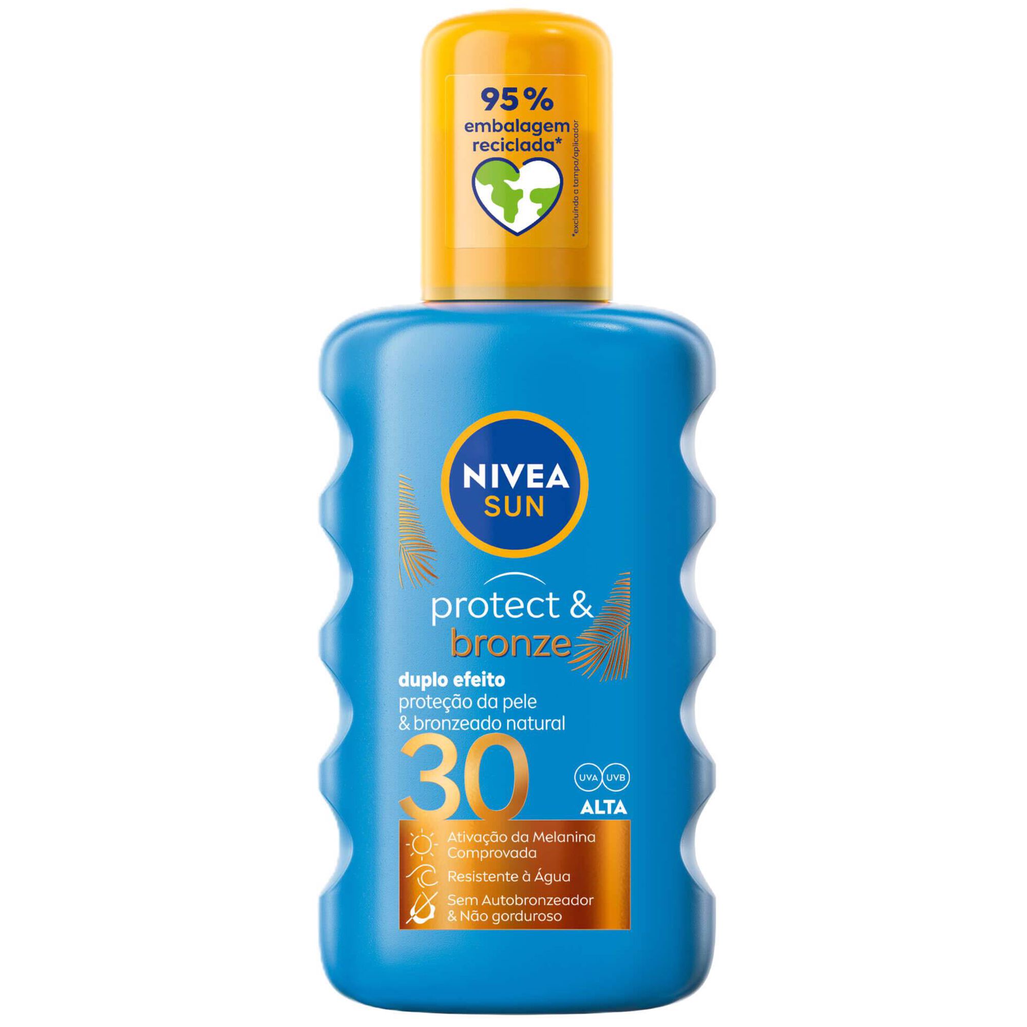 Protetor Solar Spray Protect & Bronze FPS 30 Nivea Sun