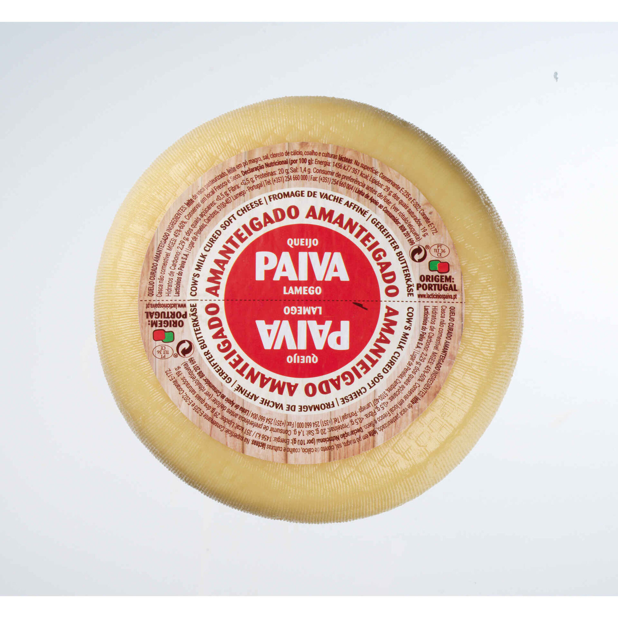 Queijo de Vaca Amanteigado Paiva