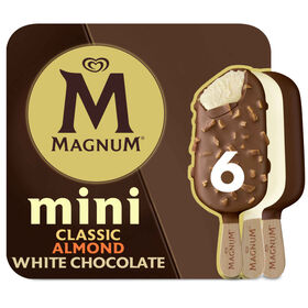 Gelado Mini Chocolate Cl&aacute;ssico, Am&ecirc;ndoa e Chocolate Branco