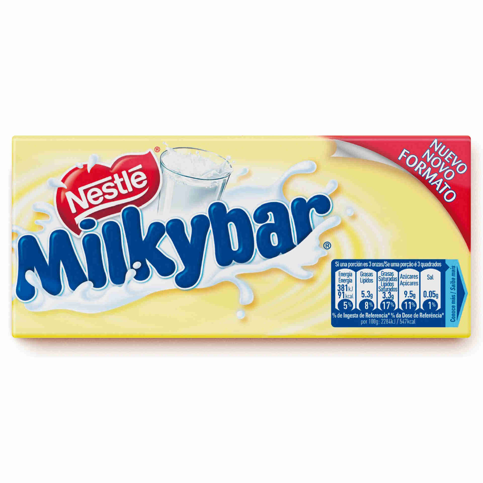 Tablete de Chocolate Branco Milkybar