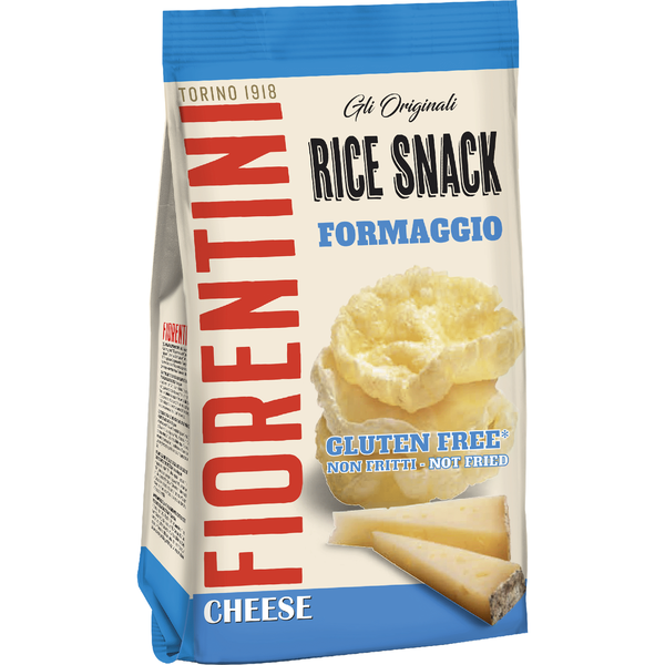 Snacks de Arroz e Queijo sem Glúten Fiorentini