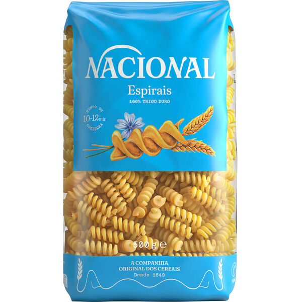 Massa Espirais Fusilli Nacional