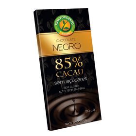 Tablete de Chocolate Negro 85% Cacau sem Glúten Tablete de Chocolate Negro 85% Cacau sem Glúten