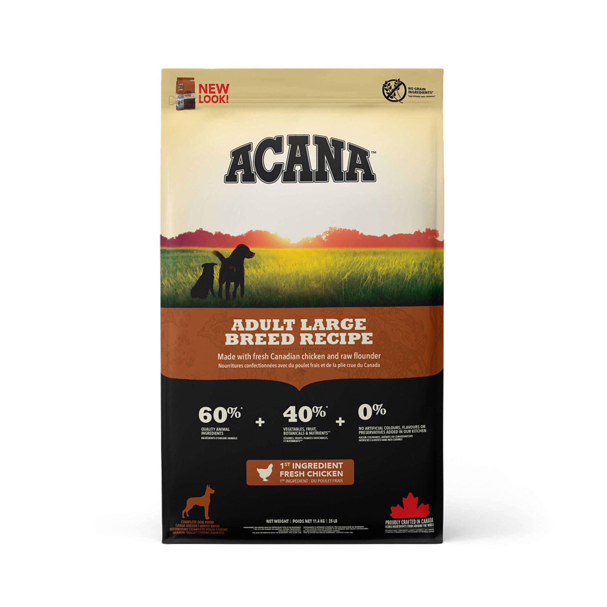 Ra&ccedil;&atilde;o para C&atilde;o Adulto Large Breed Recipe Acana