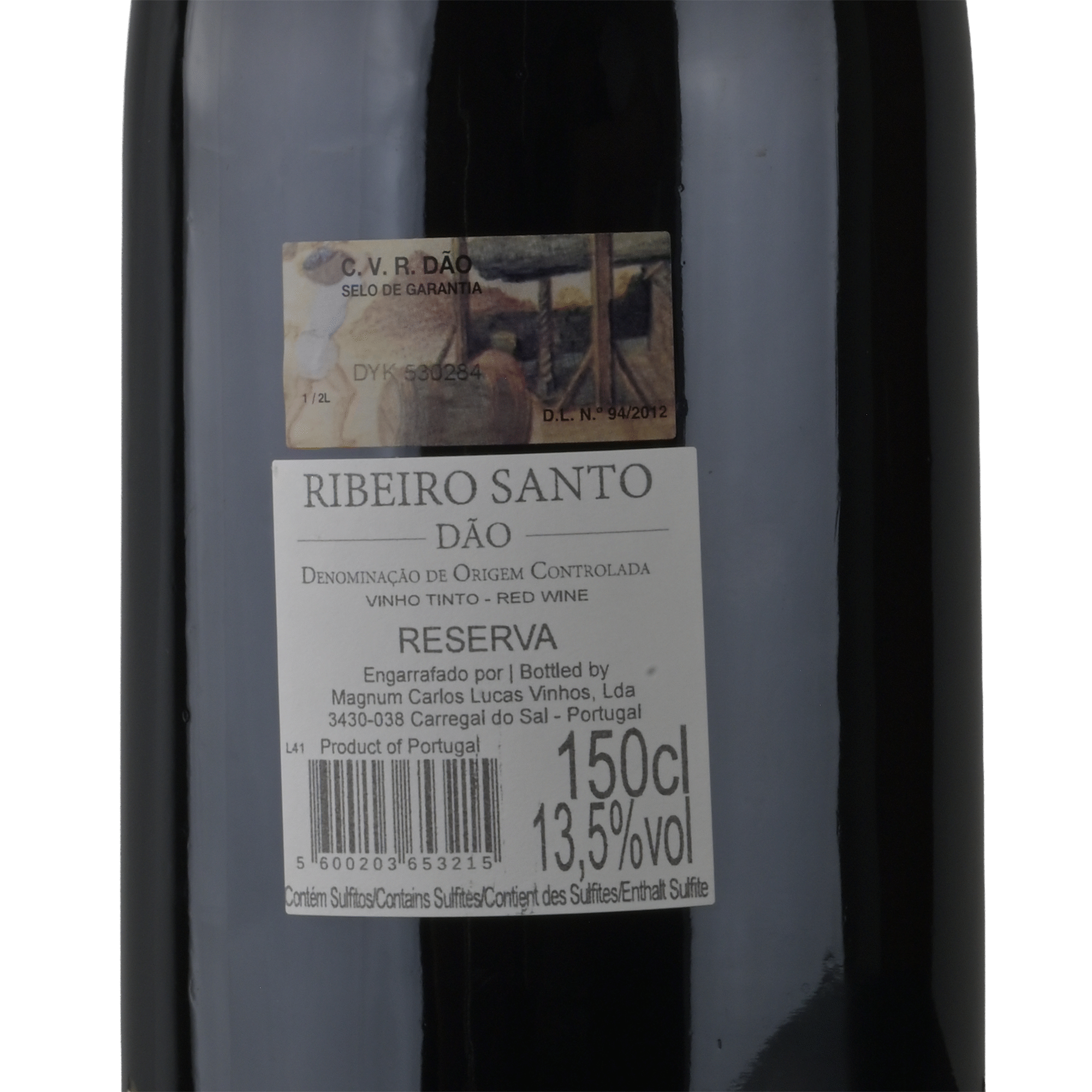 Ribeiro Santo Reserva D&atilde;o Vinho Tinto